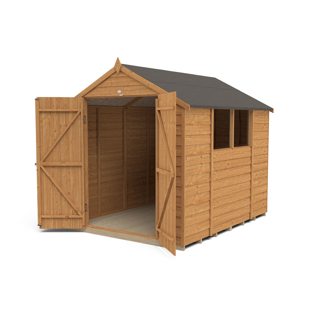 Shedswarehouse Com Hanbury 8ft X 6ft 2 4m X 1 9m Double Door