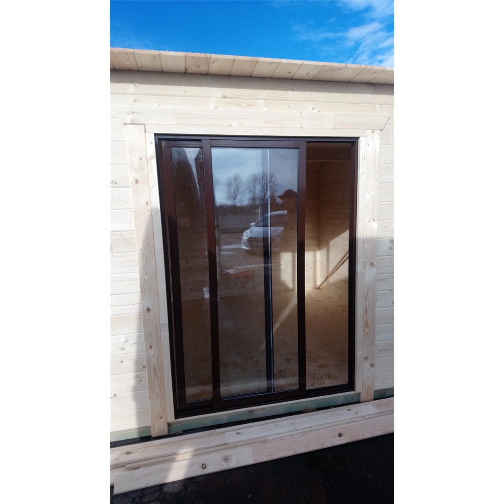 Shedswarehouse Com Relax Installed 5m X 3m Sliding Door Pent