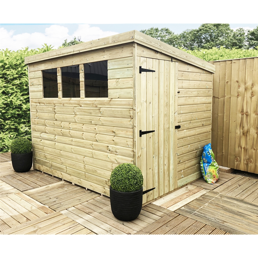 ShedsWarehouse.com | Aston | 8FT x 4FT Pressure Treated 