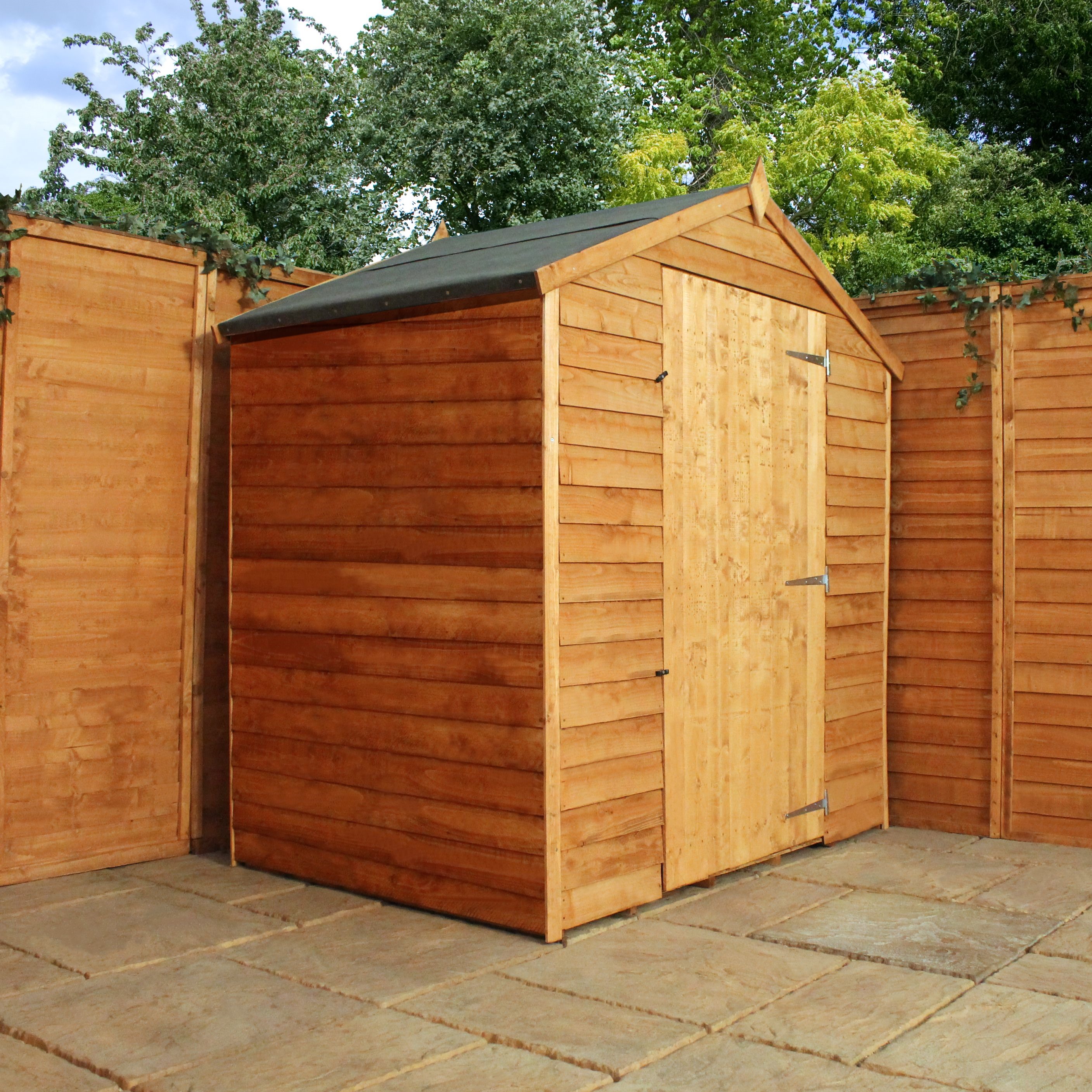  Super Saver Overlap Apex Shed With Single Door (10mm Solid OSB Floor