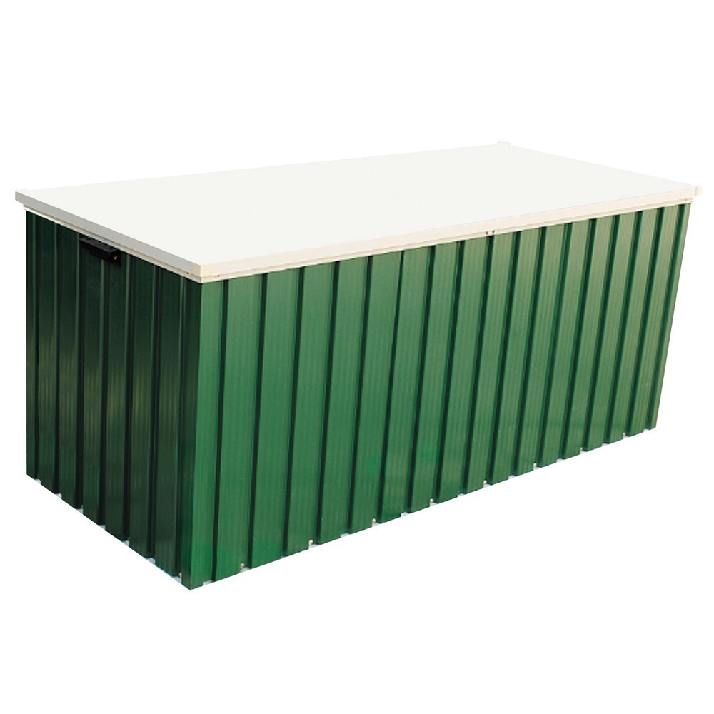 ShedsWarehouse.com | Madrid | 6ft x 2ft Premier Green Metal Storage Box