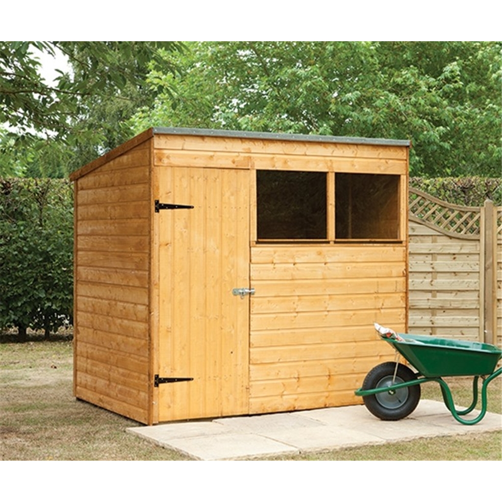 shedswarehouse.com hanbury installed 7ft x 5ft 2.09m