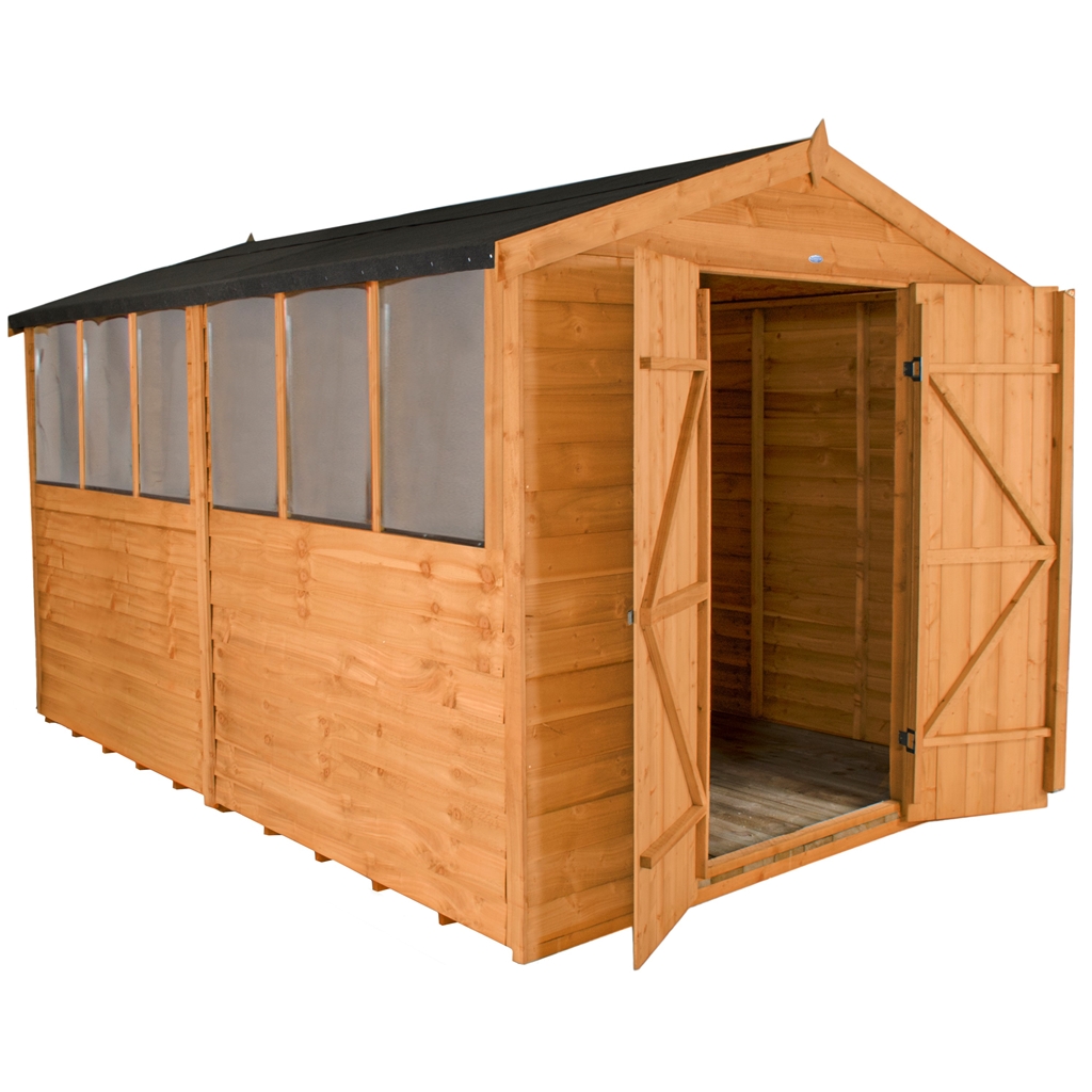 Shedswarehouse Com Hanbury Installed 12ft X 8ft 3 7m X 2 6m