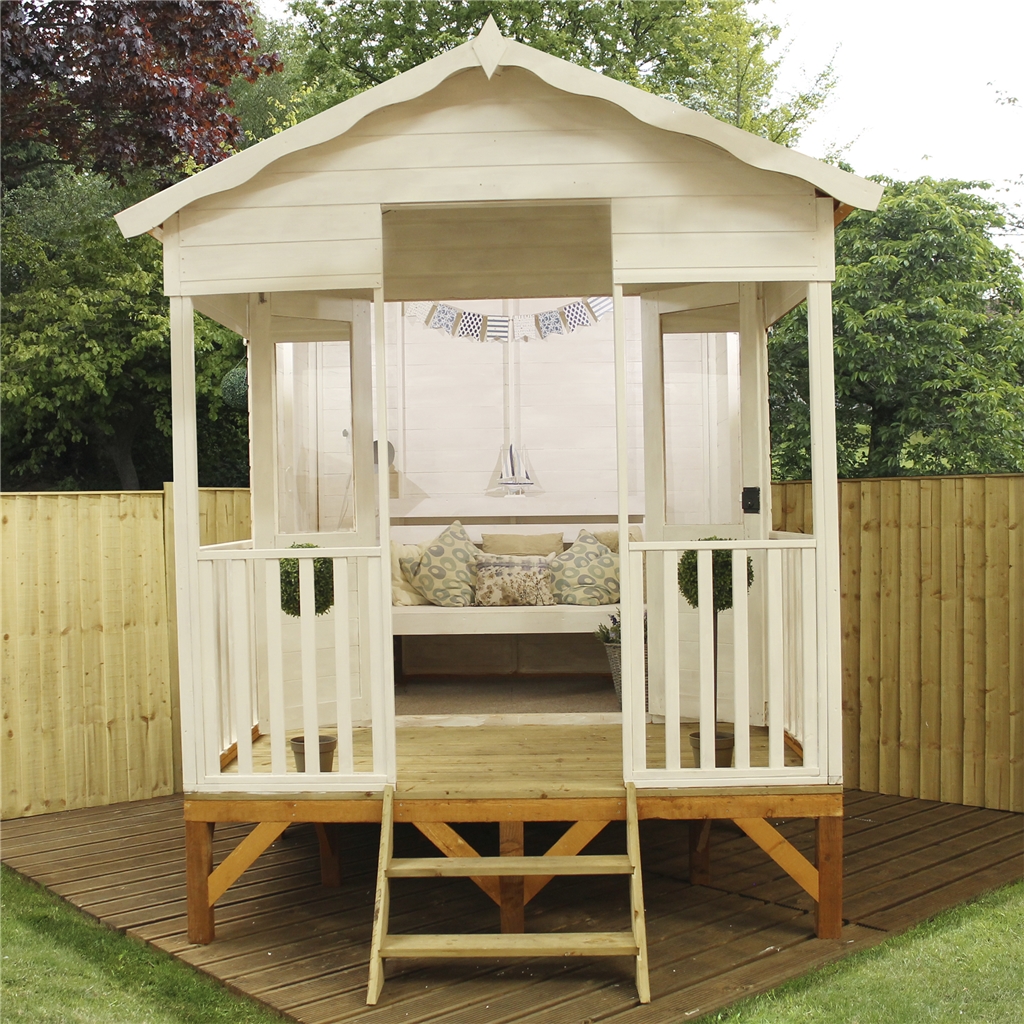 OXFORD SUMMERHOUSES *DISCO 2/1/19* 8ft x 10ft (2.4m x 3.2m) Beach Hut