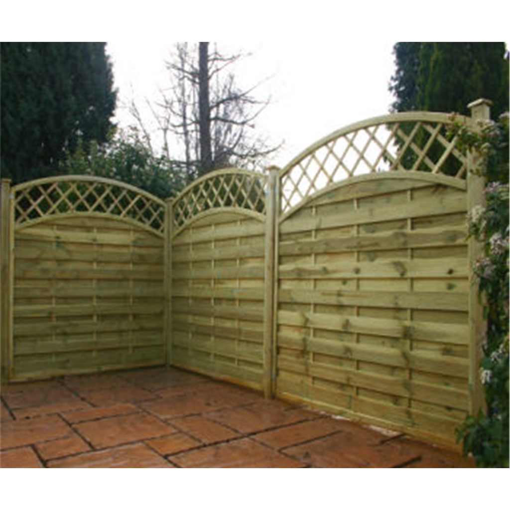 OXFORD FENCING 6FT Pressure Treated Convex
