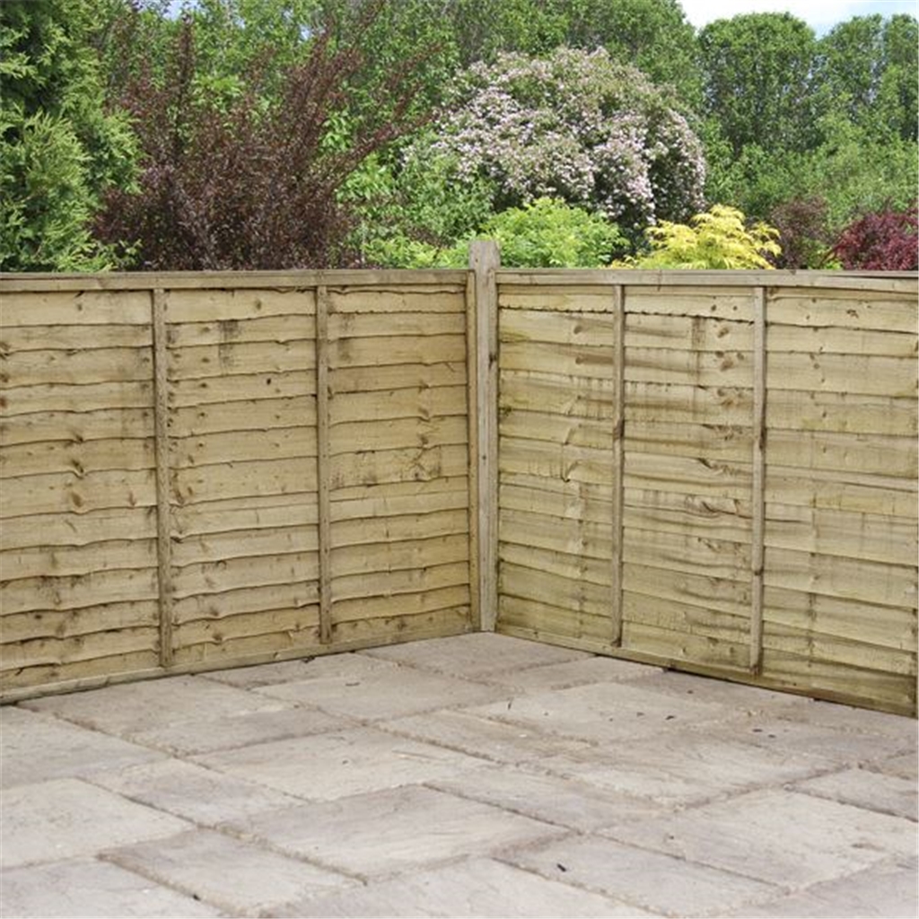OXFORD FENCING 5FT Pressure Treated Waney Edge
