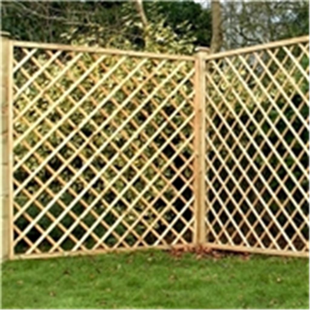 6 foot vinyl lattice panels