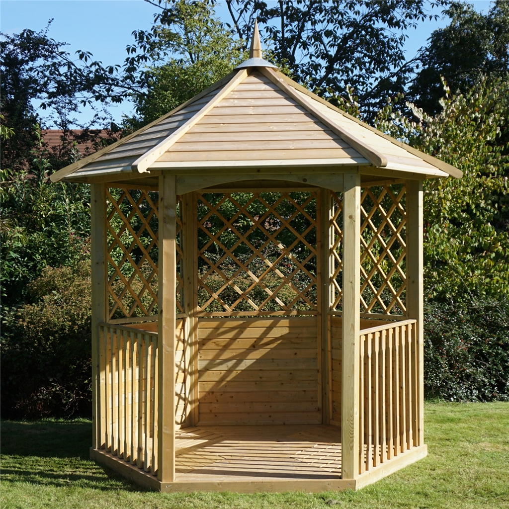 OXFORD GAZEBO 9' 3" x 9' 3" Diagonal Pressure