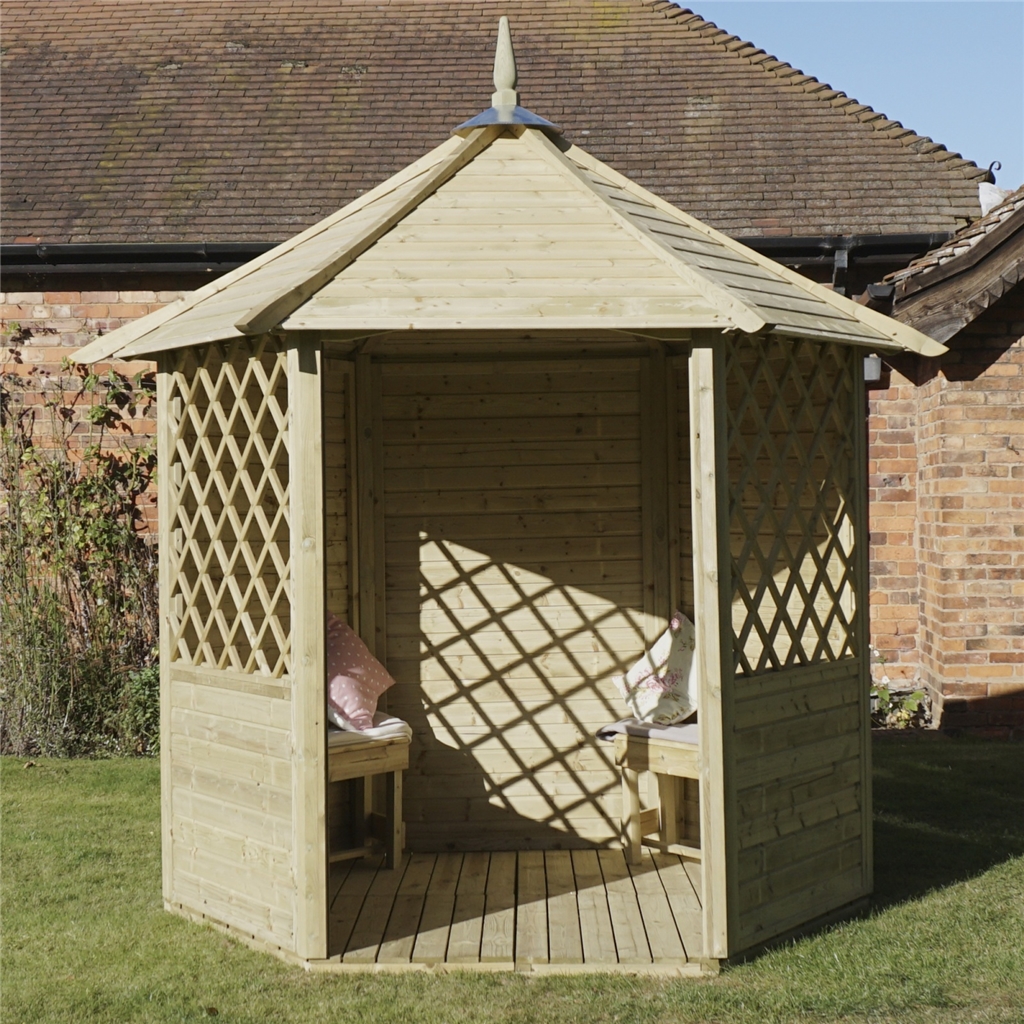 OXFORD GAZEBO 8' 1" x 9' 3" Half Open Pressure
