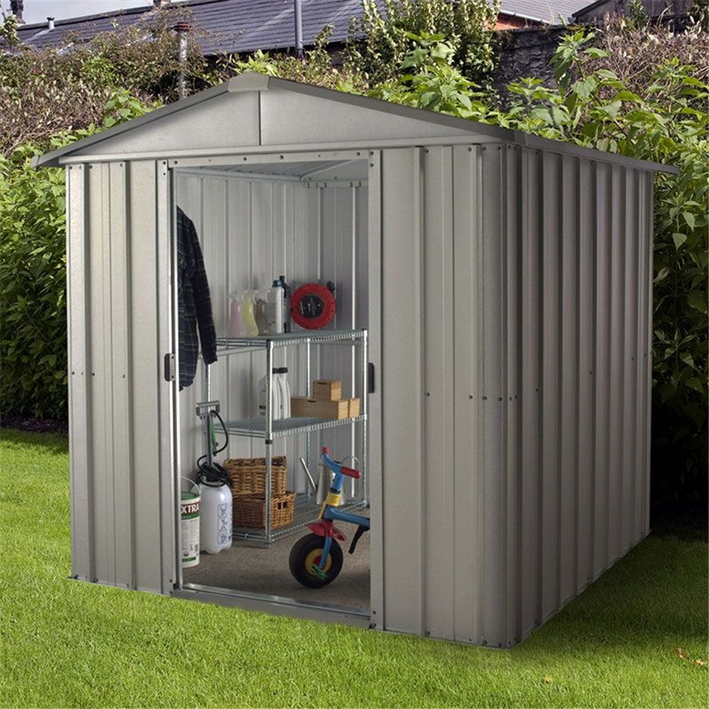 ShedsWarehouse.com Yardmaster 6'1" x 7'5" Apex Metal 