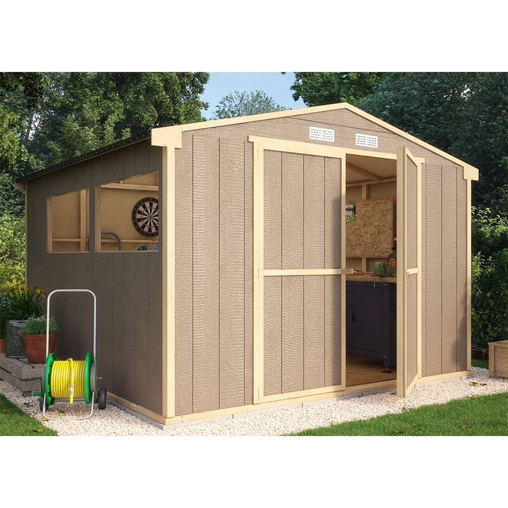 PT 10ft x 10ft Truman Composite Garden Shed