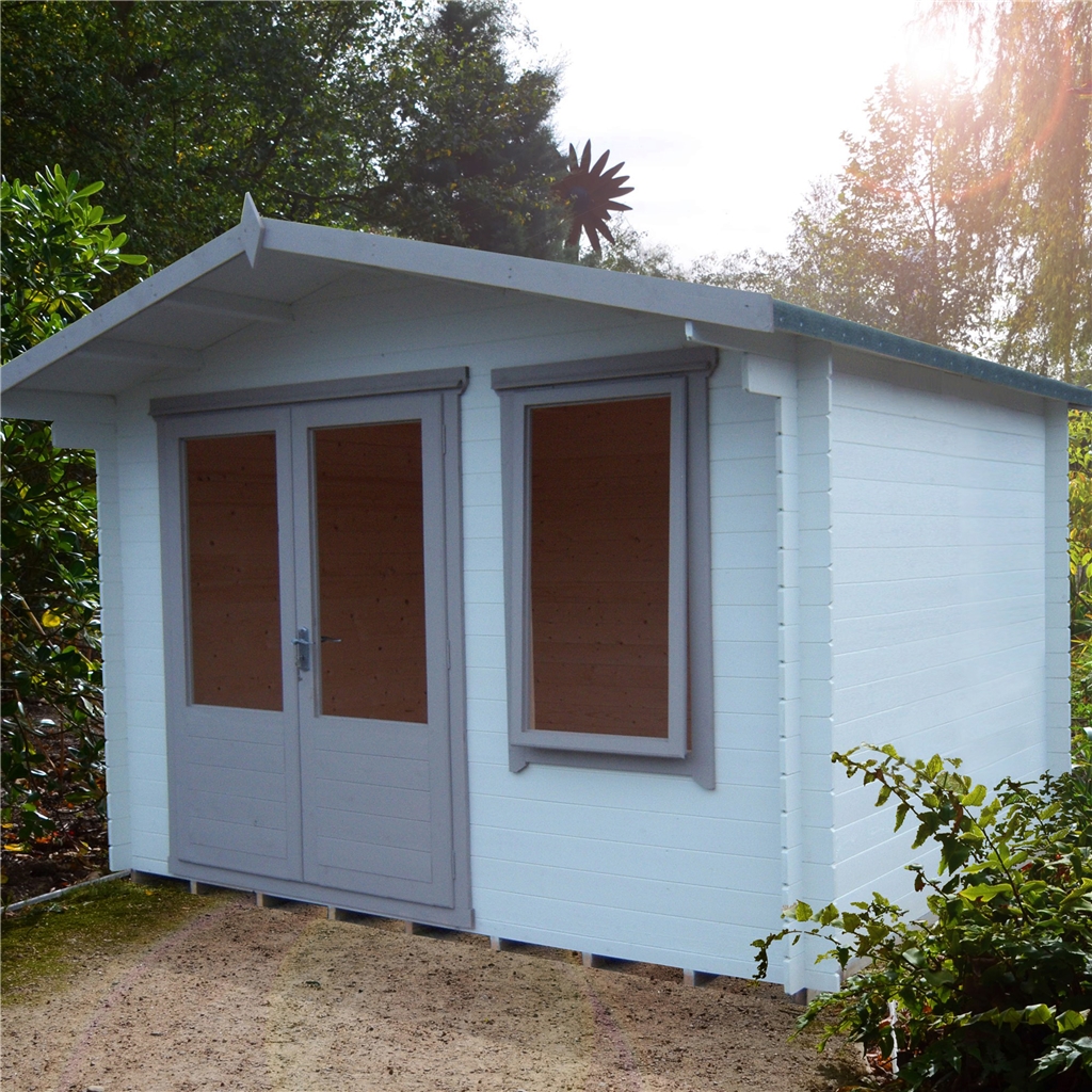 Shedswarehouse Com Stowe 19mm Log Cabins Installed 3 3m X 3m