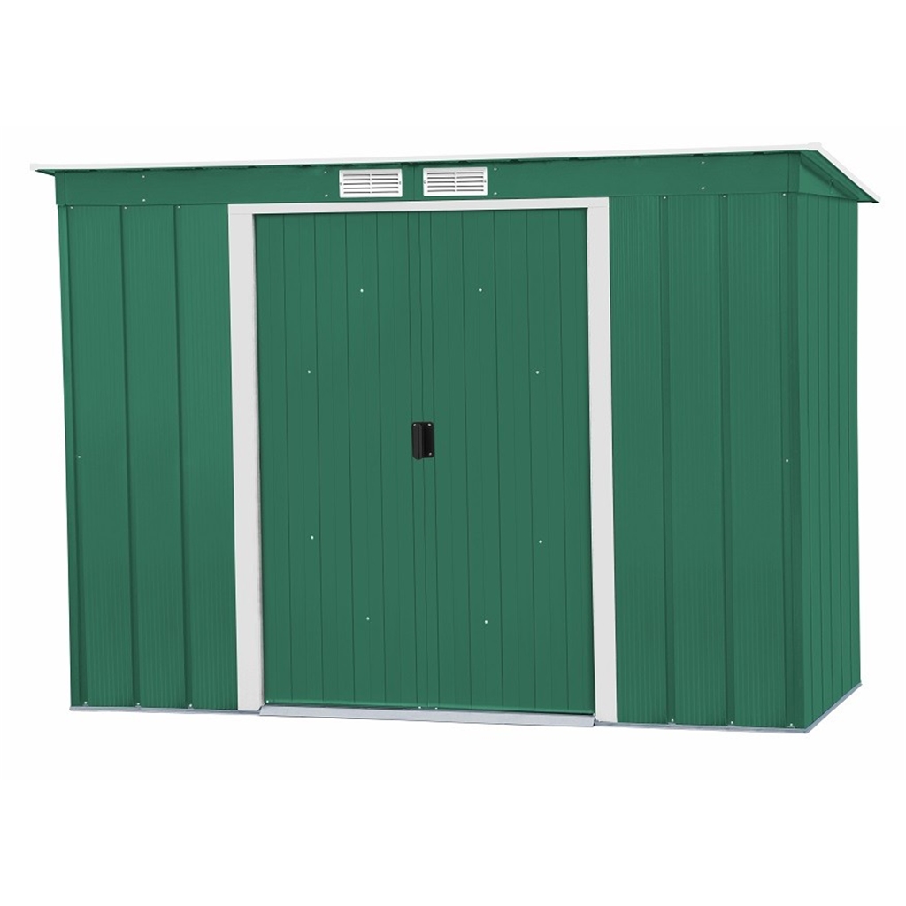 Madrid Metal Sheds 8ft x 4ft Value Pent Metal