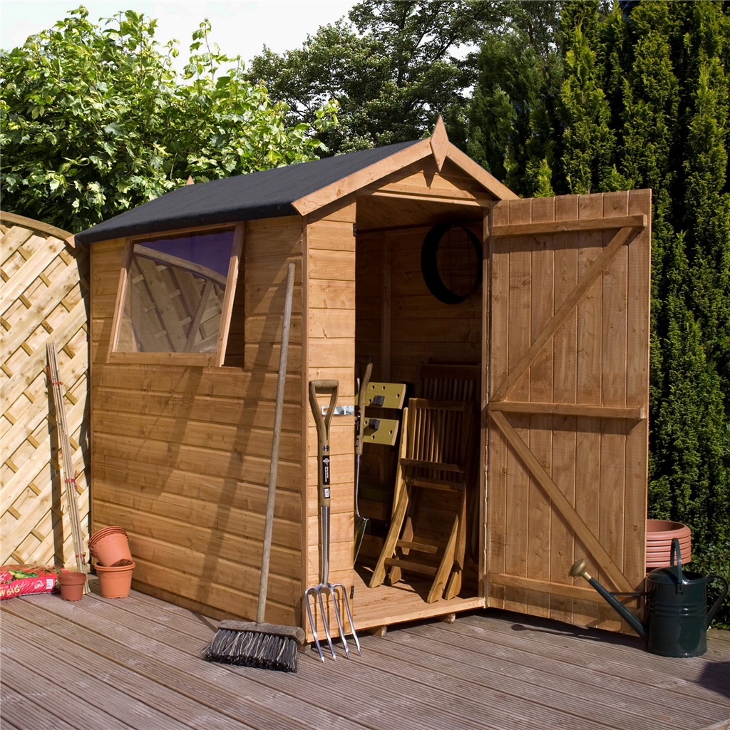 Premier Tongue Groove Apex Shed Single Door 1 Window