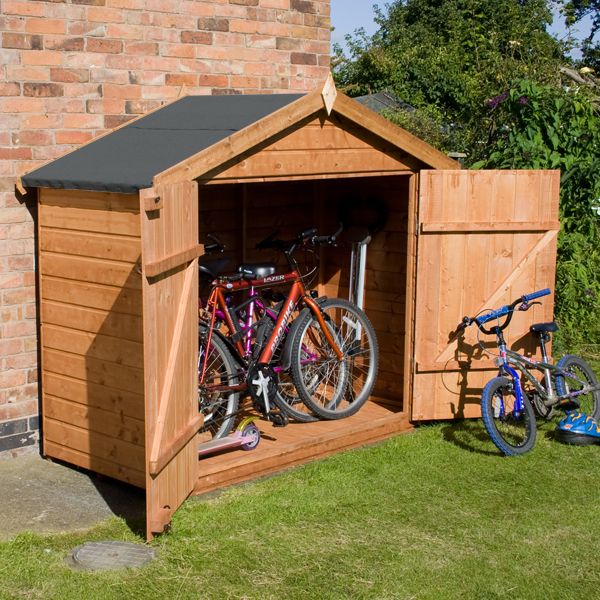 ShedsWarehouse.com | OXFORD | Bike Store 7ft x 3ft Premier Tongue 