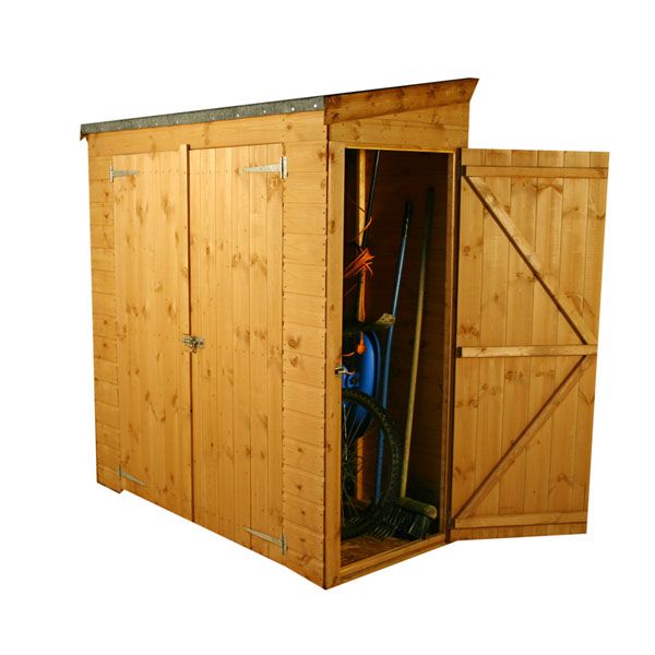 ShedsWarehouse.com | OXFORD | 6ft x 2'6" Tongue &amp; Groove Pent Shed 