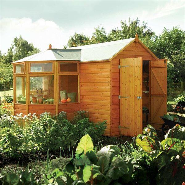 shedswarehouse.com rowlinson 10ft x 10ft deluxe corner