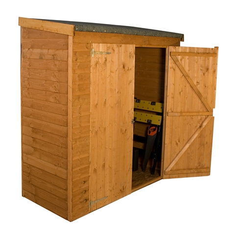 .com | OXFORD | 6' x 2' 7" Overlap Pent Storage Windowless Shed 