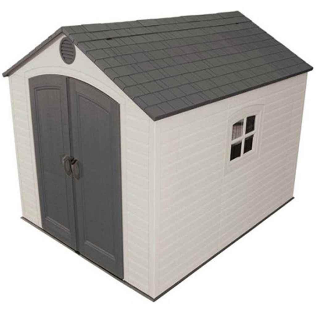 Madrid 8 x 10 Life Plus Plastic Apex Shed With
