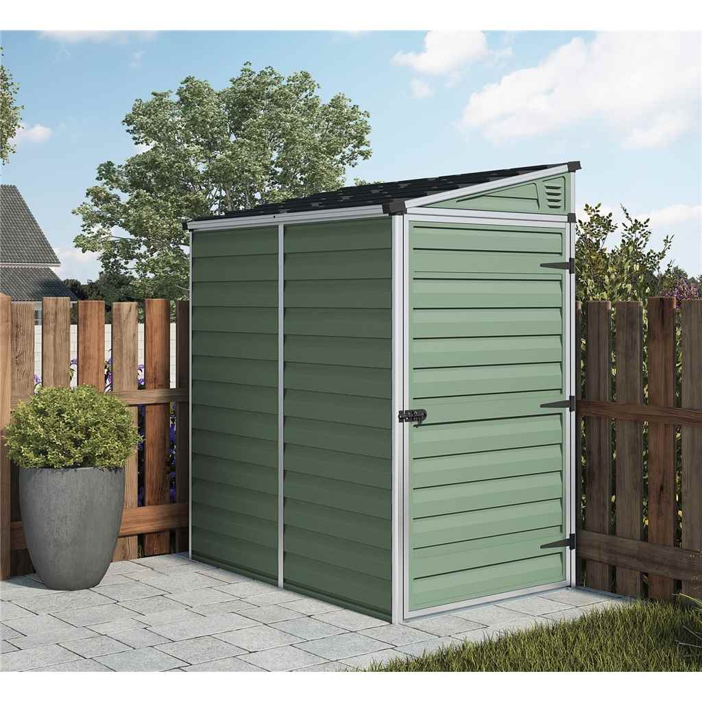 ShedsWarehouse.com | OXFORD PLASTIC SHEDS | 6ft x 4ft Plastic Pent Shed