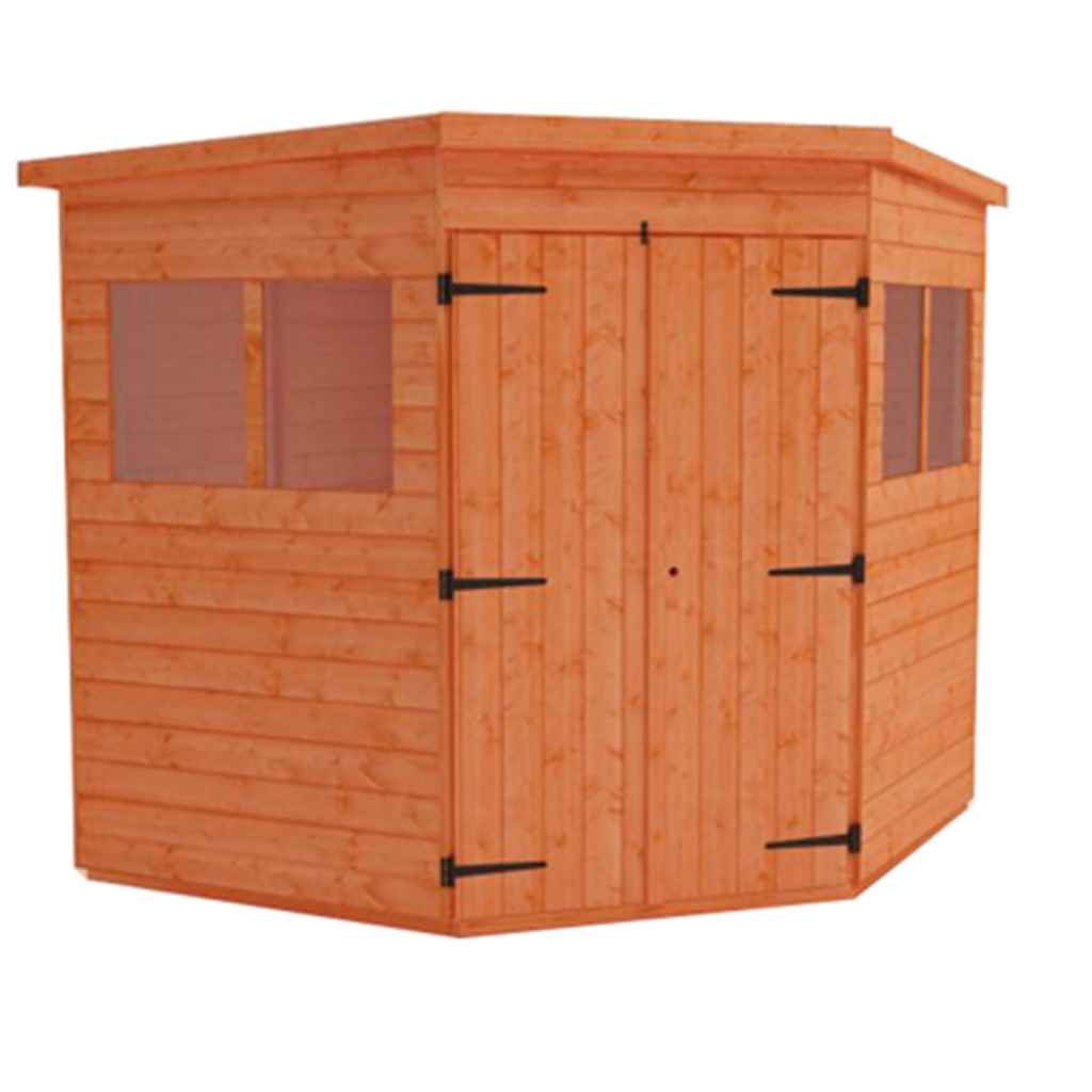 Skogr 6ft x 6ft Tongue and Groove Corner Shed (12mm Tongue and Groove