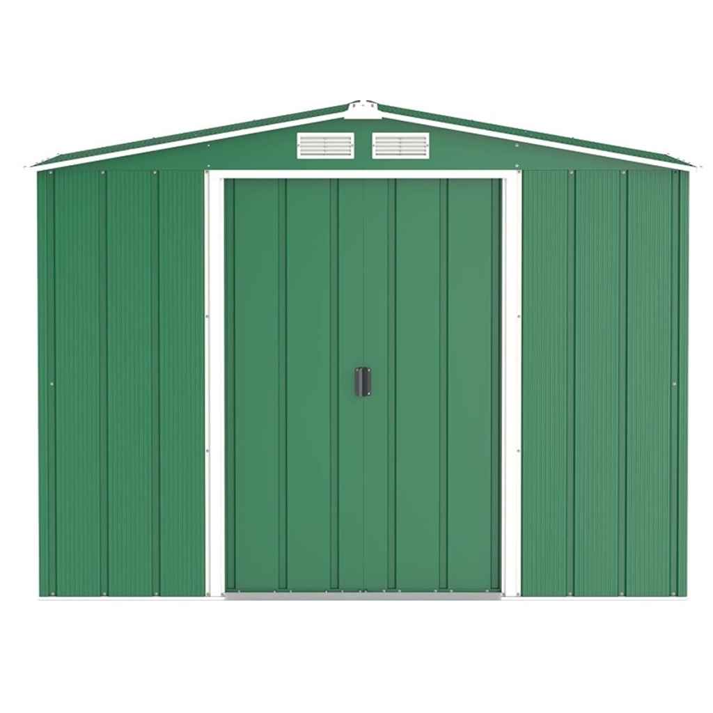 shedswarehouse.com madrid metal sheds 8ft x 6ft value