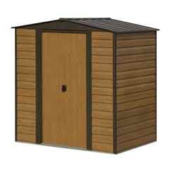 OUT OF STOCK 6ft x 5ft Woodvale Metal Shed (1940mm x 1510mm)