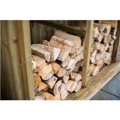 Redwood Pressure Treated Triple Log Store