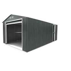 OOS - AWAITING RETURN TO STOCK DATE - 12ft x 26ft Value - Metal Garage - Anthracite Grey (3.72m x 7.84m)