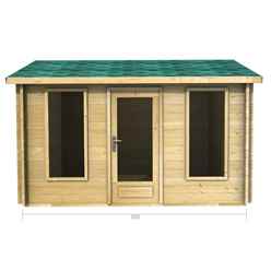 3.5m X 2.5m Premier Palma Log Cabin - Double Glazing - 70mm Wall Thickness