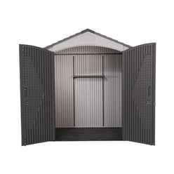 OOS - BACK FEBRUARY 2022 - 7ft x 4.5ft Life Plus Plastic Apex Shed with Plastic Floor (2.15m x 1.42m)