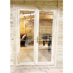  3m x 3m (10ft x 10ft) Insulated 64mm Pressure Treated Garden Office + Free Installation