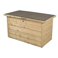 Pressure Treated Shiplap Garden Storage Box (64 X 108 X 55 Cm)