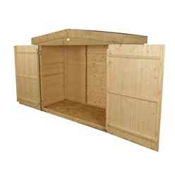 Pressure Treated  Shiplap Apex Large Outdoor Store (152 x 198 x 81cm)