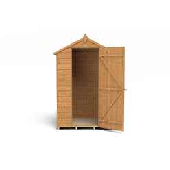3ft X 4ft (0.9m X 1.3m) Windowless Overlap Apex Shed With Single Door - Modular - Core