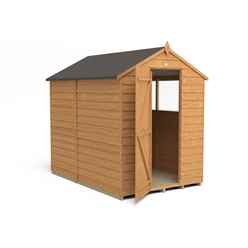 7ft X 5ft (2.1m X 1.5m) Overlap Apex Shed With Single Door And 2 Windows - Modular