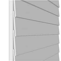 7ft x 5ft (2.04m x 1.61m) - Dip Treated Overlap - Apex Garden Shed - 4 Windows - Double Doors