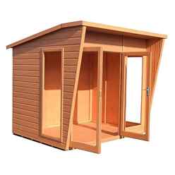 8ft X 6ft (2.99m X 1.79m) - Premier Wooden Summerhouse - 12mm T&g Walls & Floor