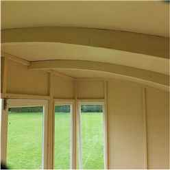 10ft X 6ft (2.99m X 1.79m) - Premier Pent Wooden Summerhouse - 4 Windows - Double Doors - 12mm T&g Walls & Floor