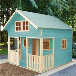 INSTALLED - 8ft x 9ft (2.69m x 2.39m) - Lodge Playhouse - 12mm Tongue and Groove INSTALLATION INCLUDED