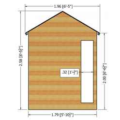 Installed 10ft X 8ft (2.99m X 1.79m) - Premier Wooden Summerhouse - Bifold Doors - 12mm T&g Walls - Floor - Roof Installation Included
