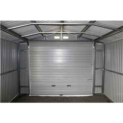OOS - AWAITING RETURN TO STOCK DATE - 12ft x 32ft Value - Metal Garage - Anthracite Grey (3.72m x 9.65m)