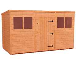 12ft X 6ft Tongue And Groove Pent Shed (12mm Tongue And Groove Floor And Roof)