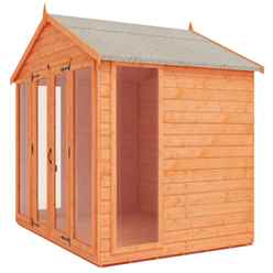 6ft X 10ft Full Pane Summerhouse (12mm Tongue And Groove Floor And Apex Roof)