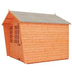 6ft X 10ft Chalet Summerhouse (12mm Tongue And Groove Floor And Apex Roof)
