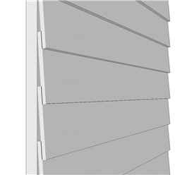 12ft x 8ft (3.59m x 2.39m) - Windowless Dip Treated Overlap - Apex Garden Shed - Double Doors