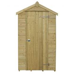 6ft X 4ft (1.9m X 1.3m) Pressure Treated Tongue And Groove Apex Shed With Single Door And 1 Window