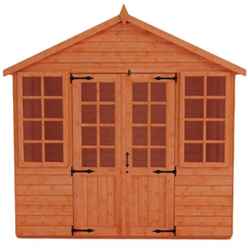 8ft X 8ft Classic Summerhouse (12mm Tongue And Groove Floor And Apex Roof)