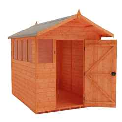 8ft X 6ft Summer Shed (12mm Tongue And Groove Floor And Roof)