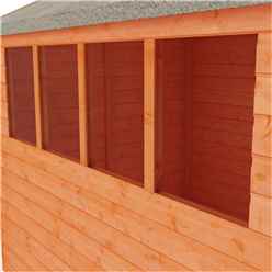 8ft X 8ft Tongue And Groove Apex Shed With 4 Windows And Single Door (12mm Tongue And Groove Floor And Roof)